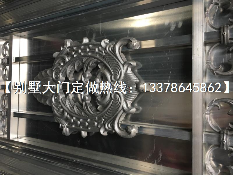 别墅大门雕刻封板-图片