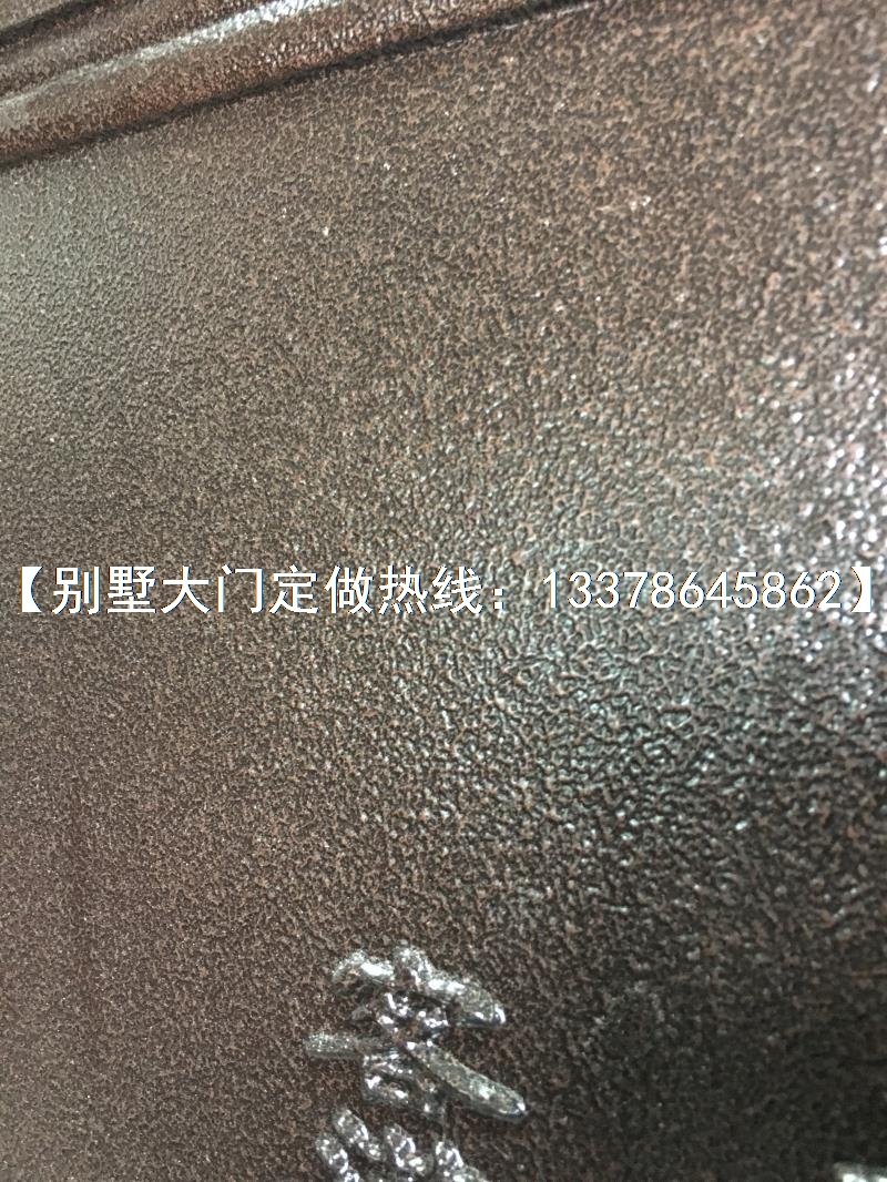 别墅大门烤漆后-别墅烤漆门工艺