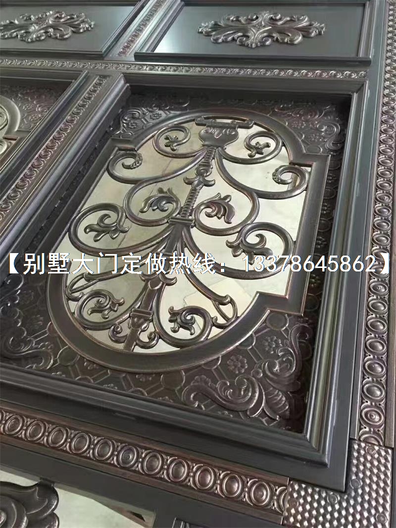 别墅大门烤漆后-别墅烤漆门工艺