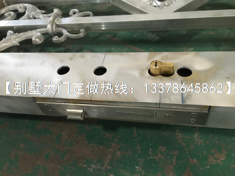 铝艺配件,铝艺大门配件,门拉手,内置锁