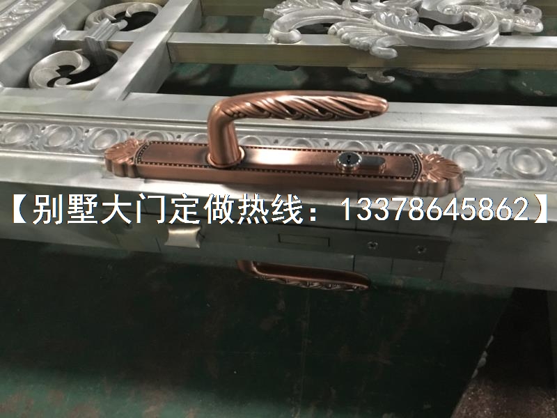 铝艺配件,铝艺大门配件,门拉手,内置锁