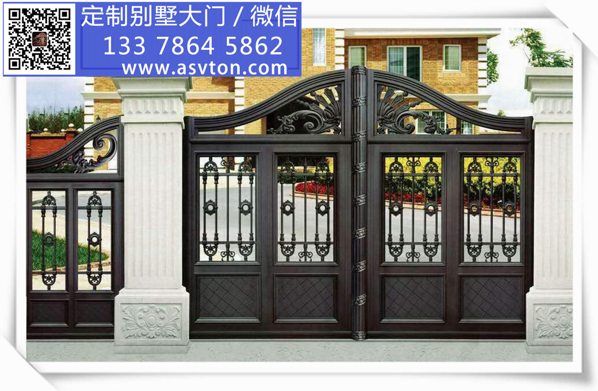 别墅大门效果图 庭院大门ASVTON 豪宅别墅大门