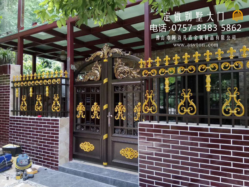 别墅大门开门方式设计 电动庭院大门 车库平移门 注意要点 (图)