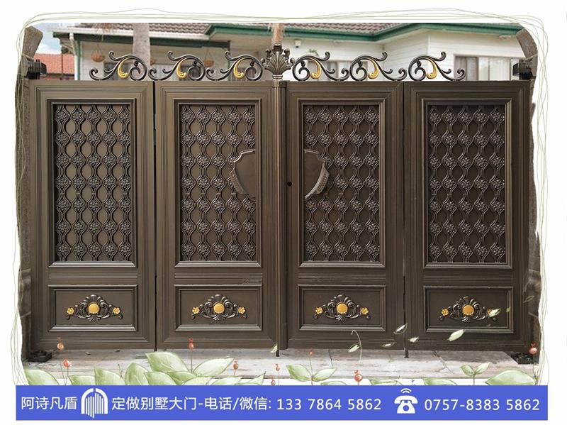 农村院墙大门,小别墅大门,老家别墅翻新
